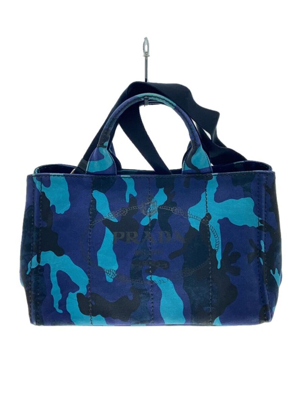 Prada Tote Bag Canvas Blue
